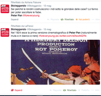 Uno dei tweet da #readerguest di Edoardo Brugnatelli